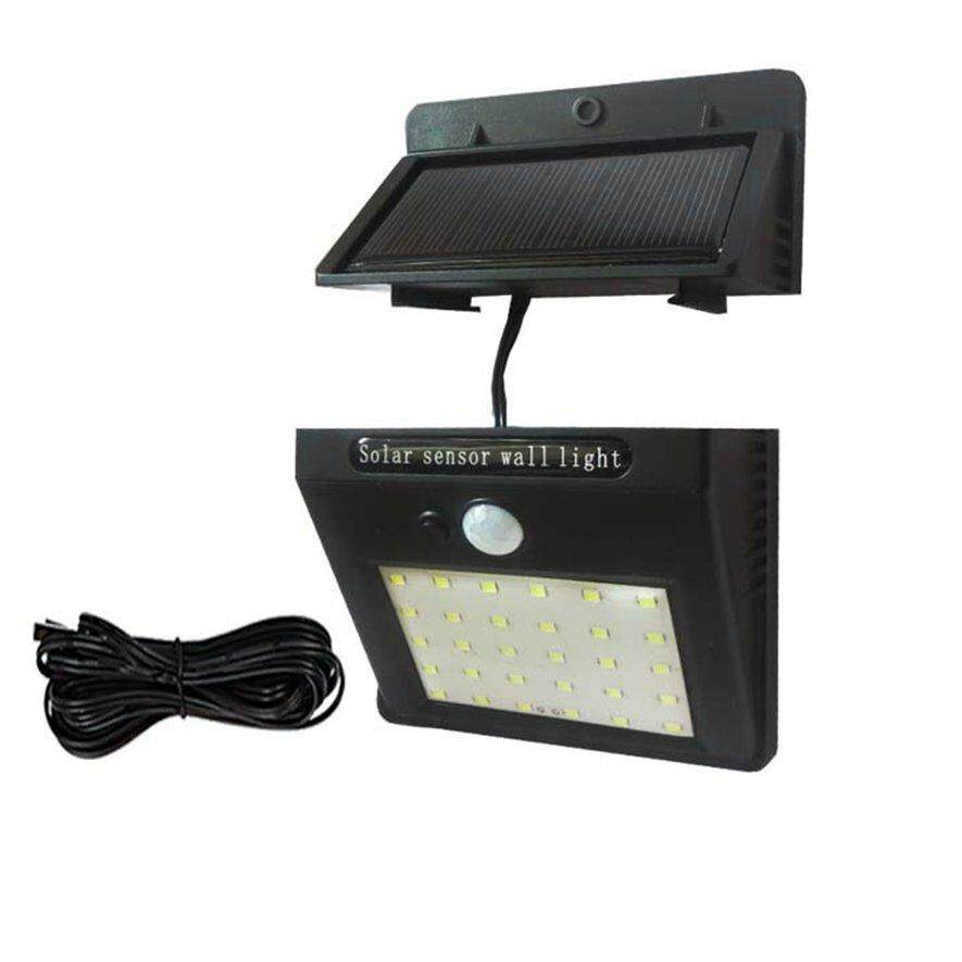 [ขายแฟลช] กลางแจ้งแสงไฟติดผนัง Solar Powered Sound Control Wall Light 30 LED