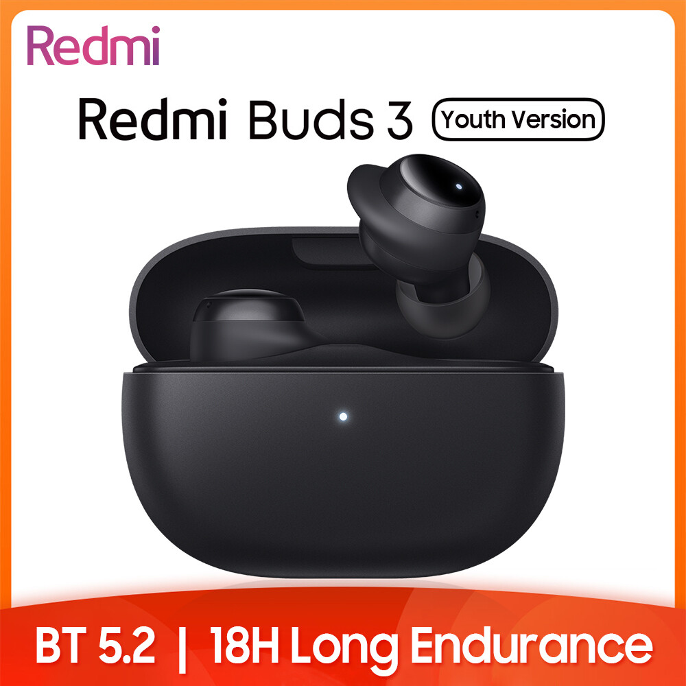 Tai Nghe Redmi Buds 3 Phiên Bản Thanh Niên Tai Nghe Nhét Tai Không Dây Thực Sự BT 5.2 Khử Tiếng Ồn Gọi Độ Bền Lâu Dài 18H Trò Chơi Độ Trễ Thấp Bộ Tai Nghe Thể Thao