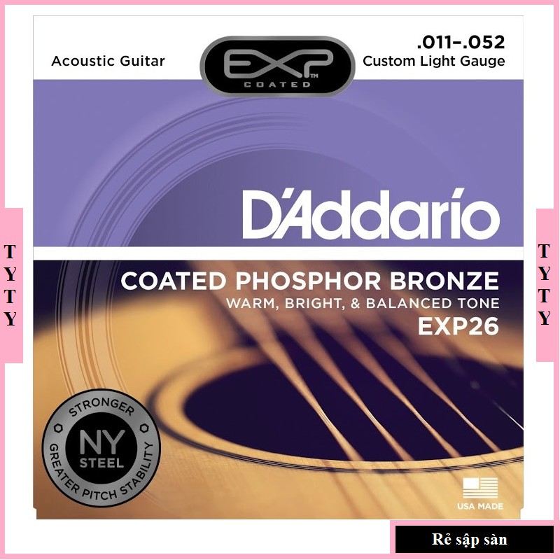 Dây đàn guitar acoustic daddario exp26 tytymusic
