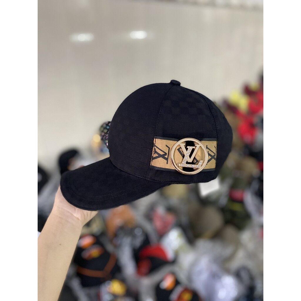 Nón kết viền sọc tag logo cao cấp nam nữ