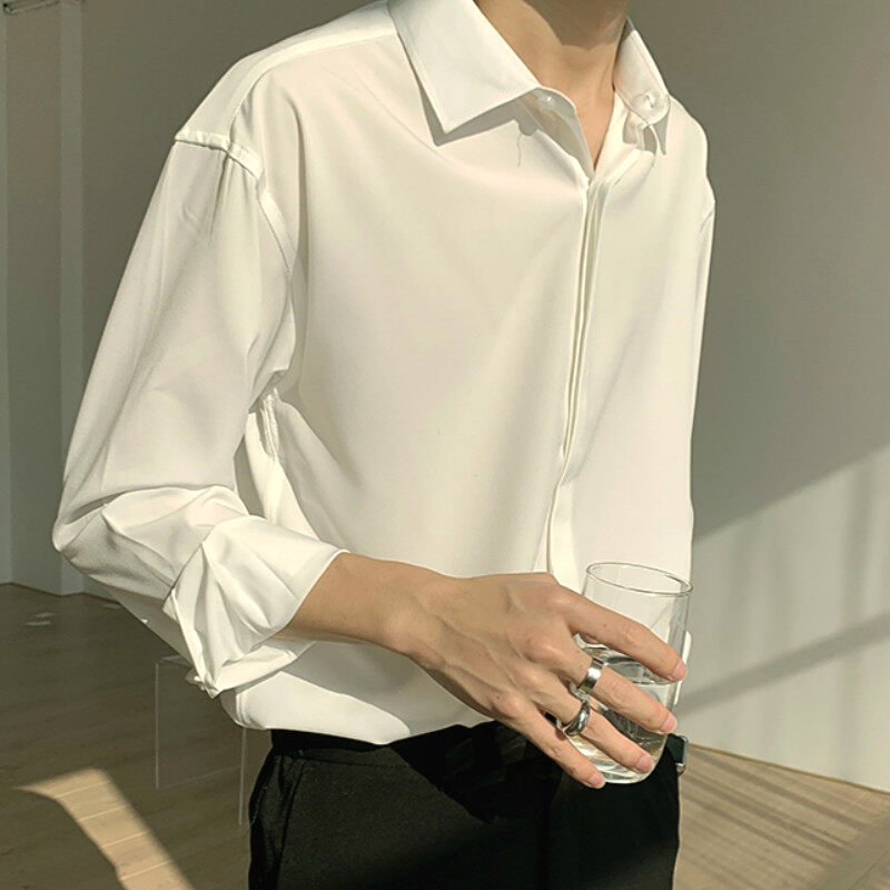 Shop Formal Long Sleeve For Men White 
