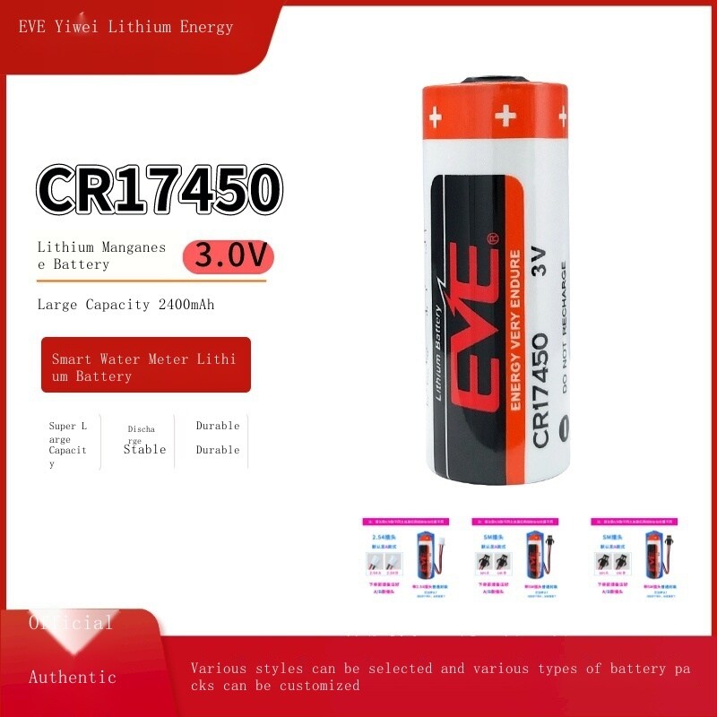 Eve yiwei đồng hồ đo nước thông minh cr17450 đồng hồ đo nhiệt dụng cụ hướng la bàn fanuc máy công cụ cnc pin lithium 3v