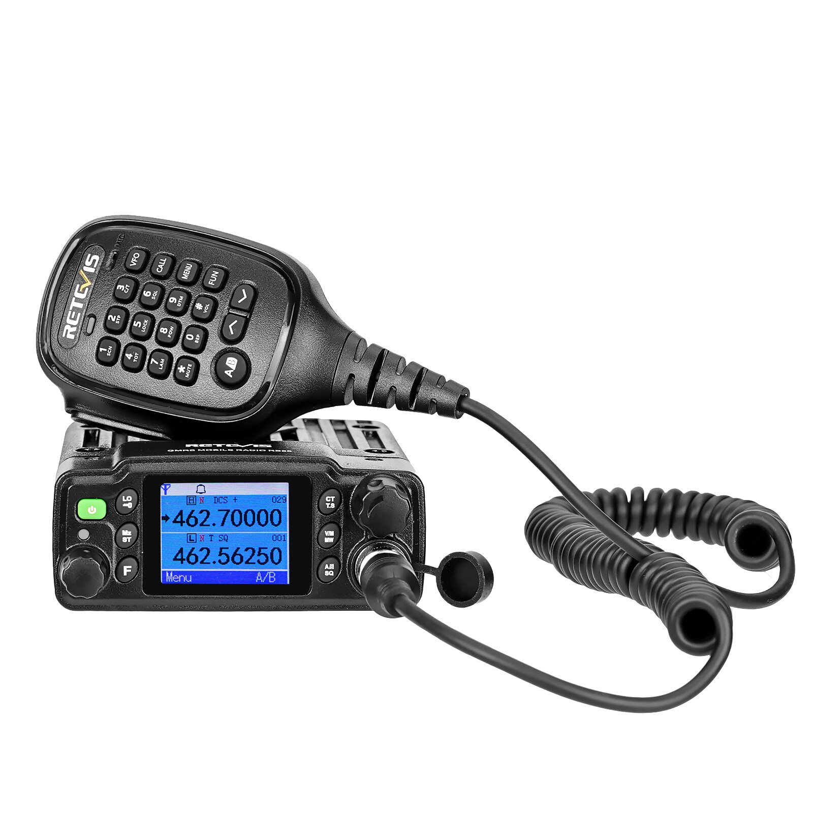 Retevis RB86 Mobile Radio, IP67 Waterproof Mobile Transceiver, NOAA SOS DTMF LCD Display, Long Range Mini Mobile Car Radios with Speaker Mic for Car Vehicle(Black 1 Pack) ราคา 5,699 บาท*ส่งฟรี