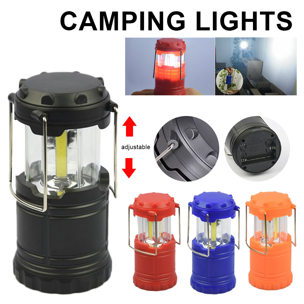 Toopre đèn lồng cắm trại di động đèn lều chống nước đèn cắm trại kéo dài chạy bằng pin đèn pin khẩn cấp ngoài trời