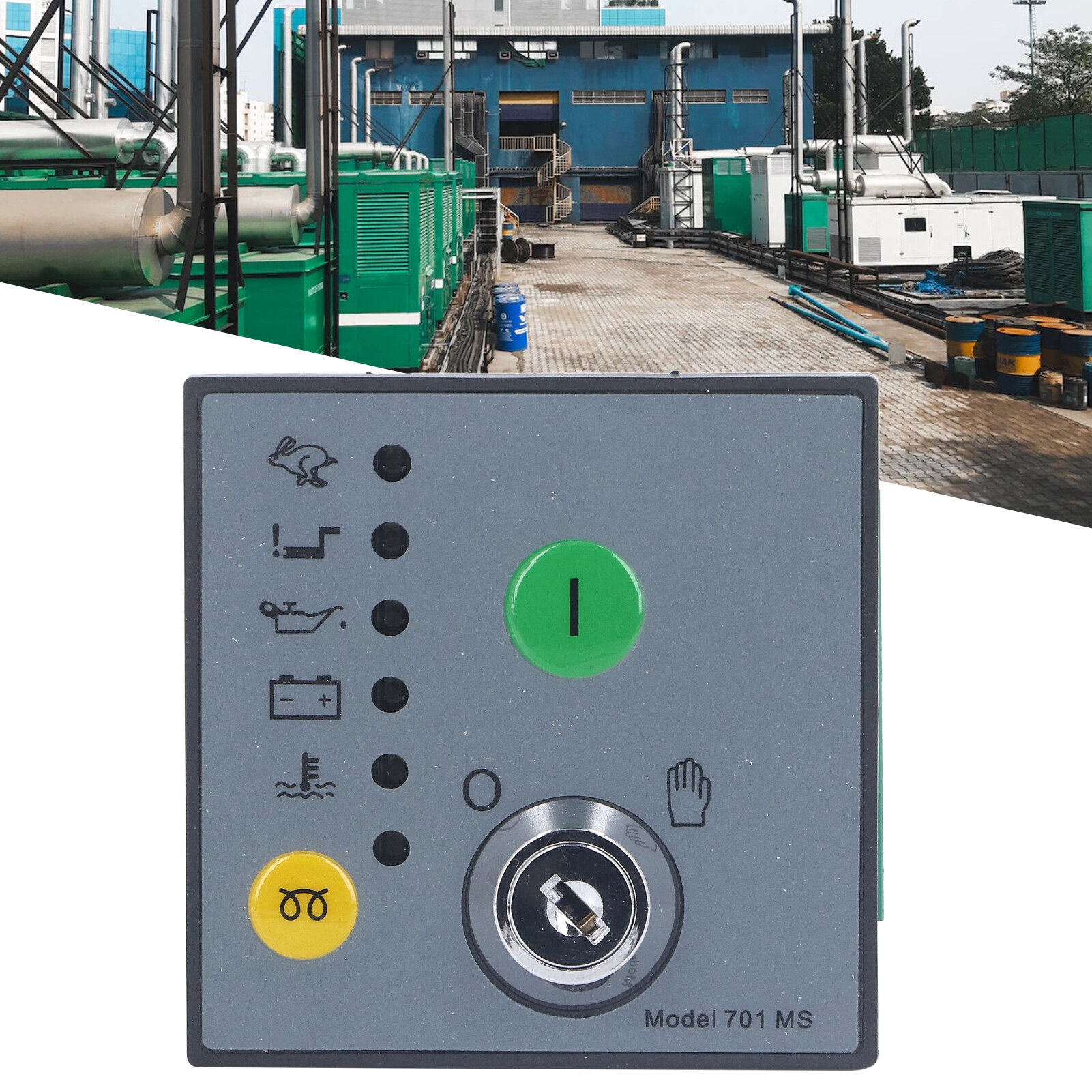 Máy phát điện Bảng điều khiển hướng dẫn sử dụng bật tắt mô-đun sạc giám sát đèn LED báo hiệu cho bộ phát điện diesel Bộ