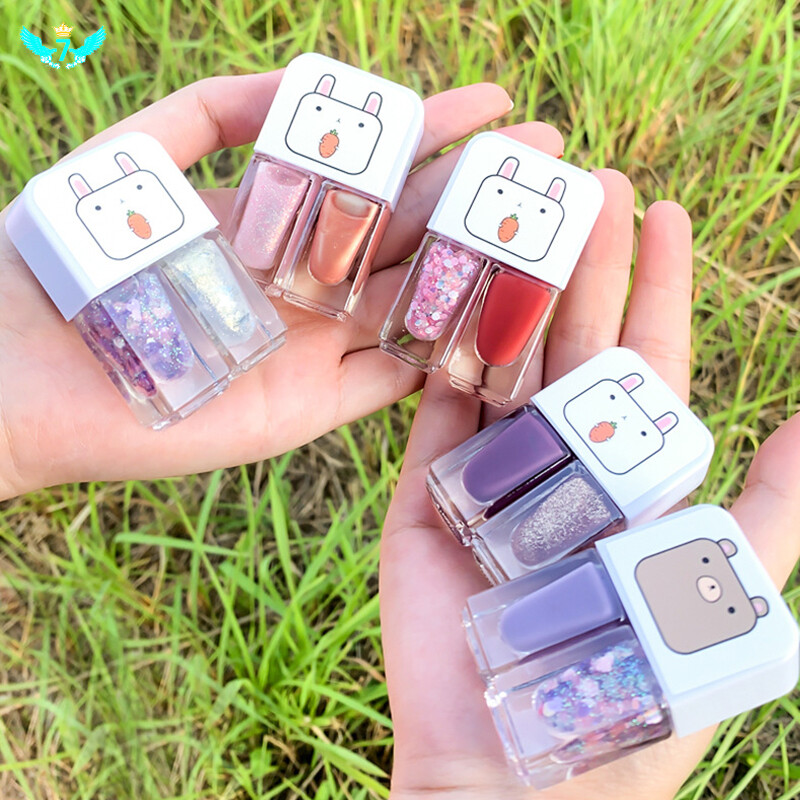 Sơn móng tay dạng lột 8ml sơn nước màu móng không độc hại sơn móng lột 2 tông màu/yida