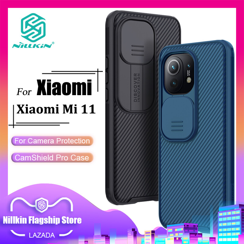 Nillkin Thời Trang Máy Ảnh Bảo Vệ Ốp Lưng Cho Xiaomi Mi 11 Ốp Lưng Máy Ảnh TPU + PC Doanh Nhân, Ốp Lưng Bảo Vệ Chống Sốc Riêng Tư
