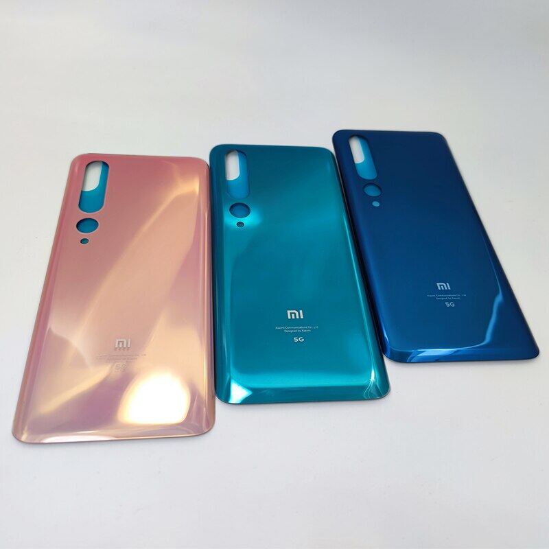Ốp lưng mới cho xiaomi mi 10 5g ốp lưng kính 3d ốp lưng cho xiaomi mi10 ốp sau cửa thay thế bằng keo