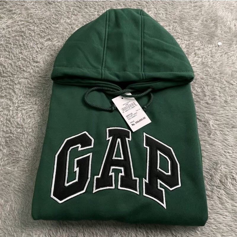 gap forest green hoodie