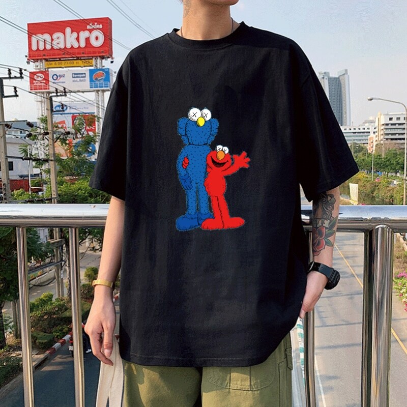 kaws sesame street shirt