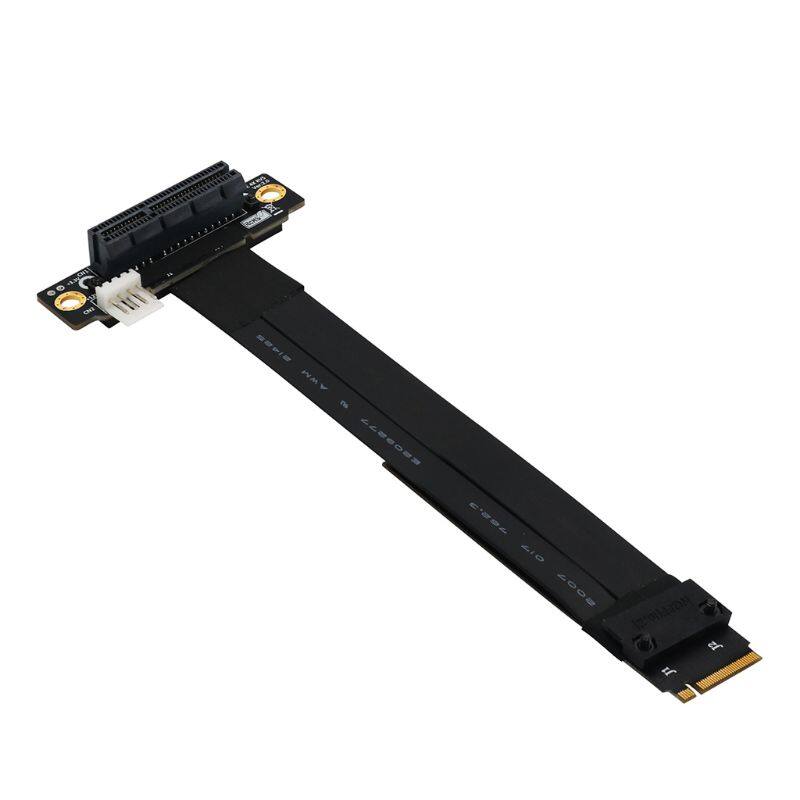 Riser cáp riser pcie x4 3.0 pci-e 4x sang m.2 nvme m key 2280 cáp riser gen3.0, dây nối dài pci-express m2 key-m 32g/bps