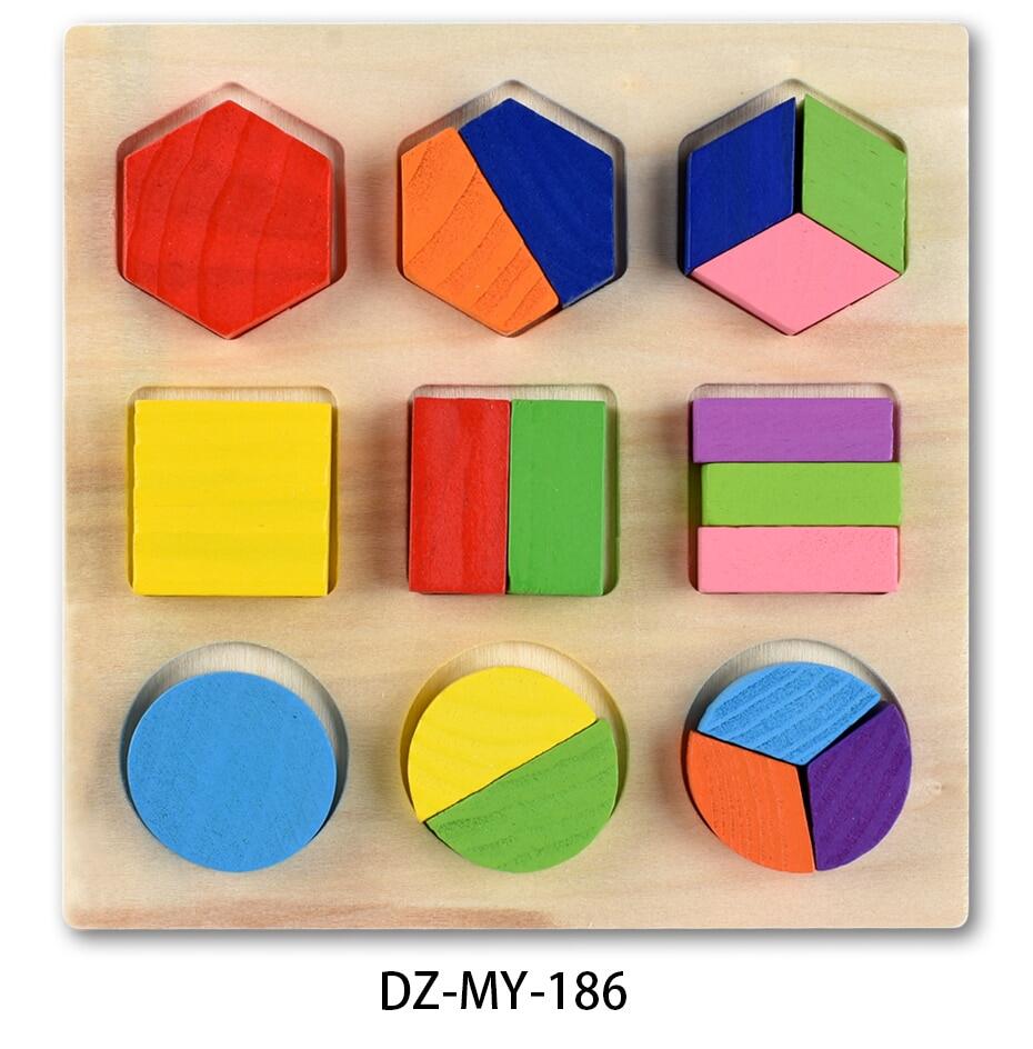 montessori wooden puzzles