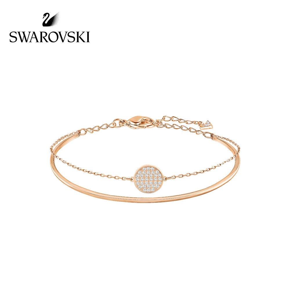 Swarovski GINGER Bracelet Tennis Clap Bracelet Fashion Level 2 in 1 Bracelet Women's Jewelry