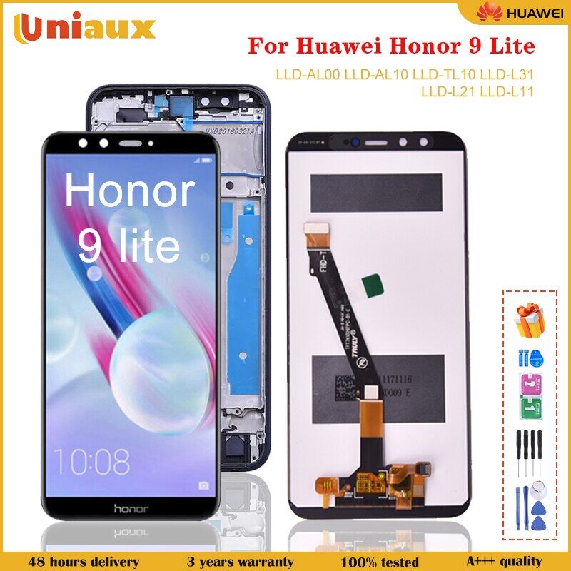 Màn hình phù hợp cho huawei honor 9 lite màn hình lcd có khung lắp ráp màn hình cảm ứng honor 9 lite lld-l31/l21/l11/al0 thay thế màn hình