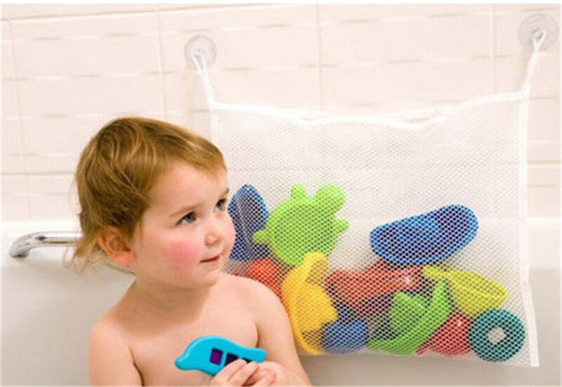 Aolaa Bath Tub Organizer Bags Holder Storage Basket Kids Baby Shower Toys