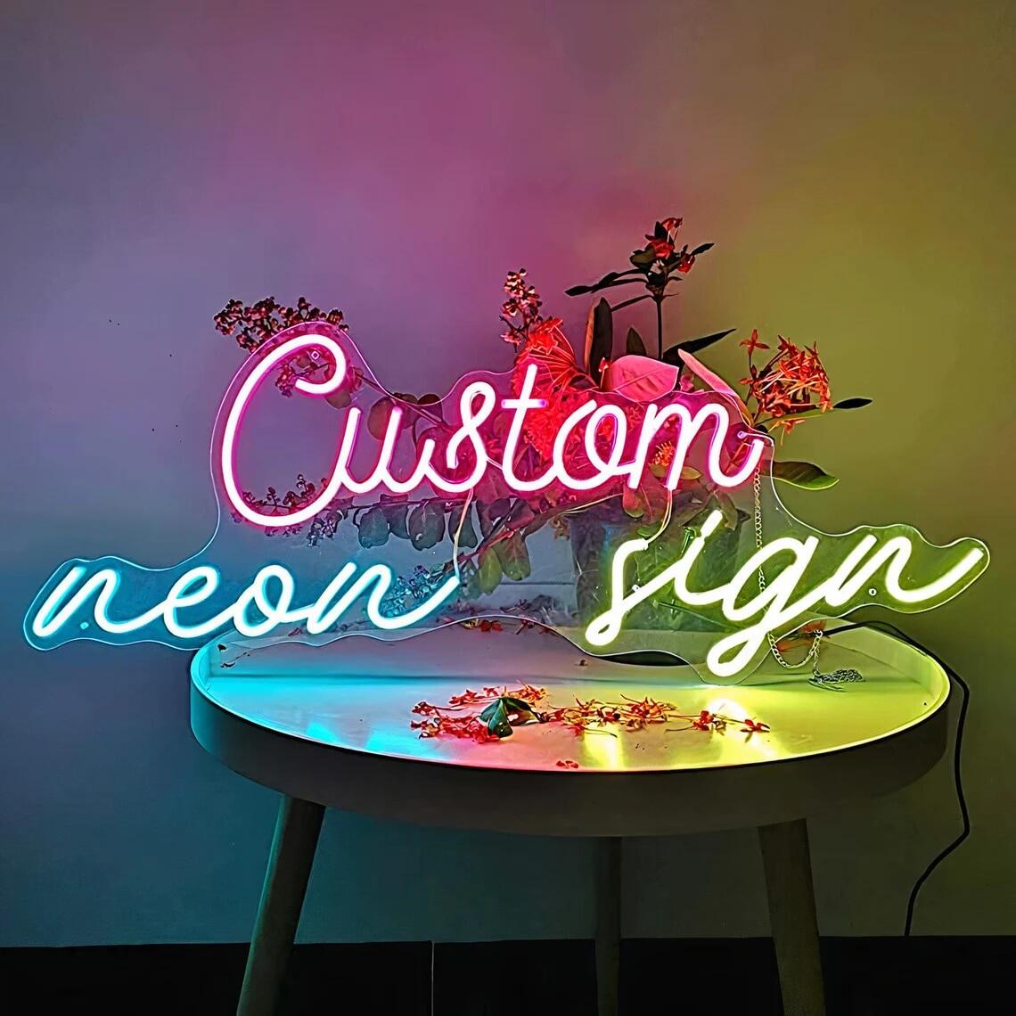 custom name led