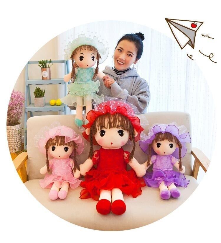 Singing FARCENT Ragdoll plush toy children sleep companion doll girls doll birthday gift doll