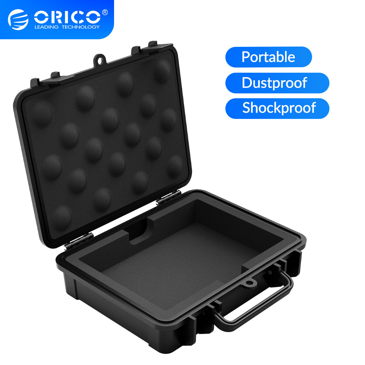 ORICO Hộp Bảo Vệ HDD 3.5 Inch Hộp Đựng Đồ Không Thấm Nước Với Thảm Xốp EVA Cho Ổ Cứng 3.5Inch Lái Xe