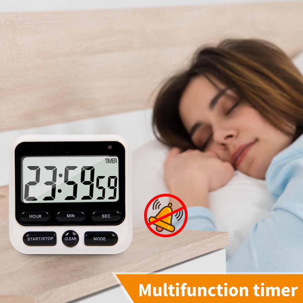 Kỹ thuật số đồng hồ bấm giờ, đồng hồ đếm ngược nấu ăn nhà bếp đồng hồ báo thức nhắc nhở