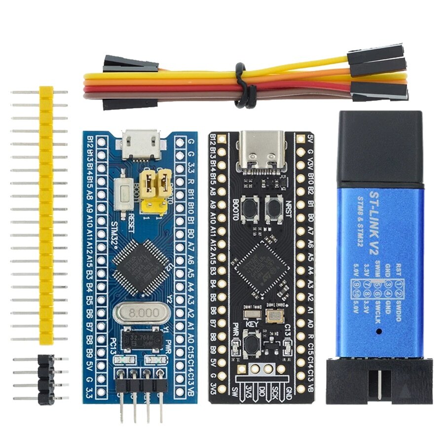 Bộ lập trình tải xuống mô phỏng st-link v2 stm32f103c8t6 arm stm32 bảng phát triển hệ thống tối thiểu stm32f401 stm32f411 stm32f4