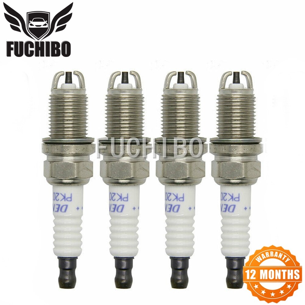 HOT W FUCHIBO 4PCS Spark Plug For 2011 2012 AUDI A6 A8 S5 S6 1996 2005
