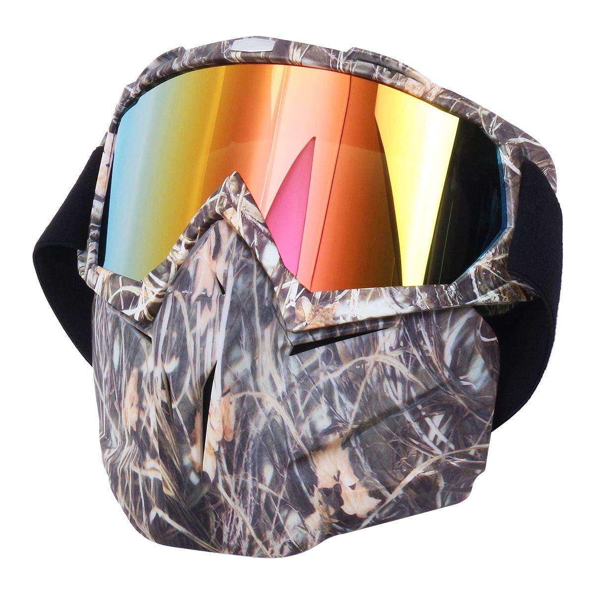 Generic Motorcycle Open Face Shield Skiing Snow Glasses Off Road Dirt