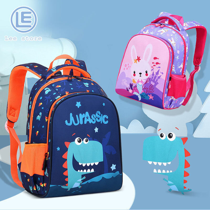 LS Cặp học sinh cho túi đi học tiểu học sinh trẻ em hoạt hình dễ thương 6