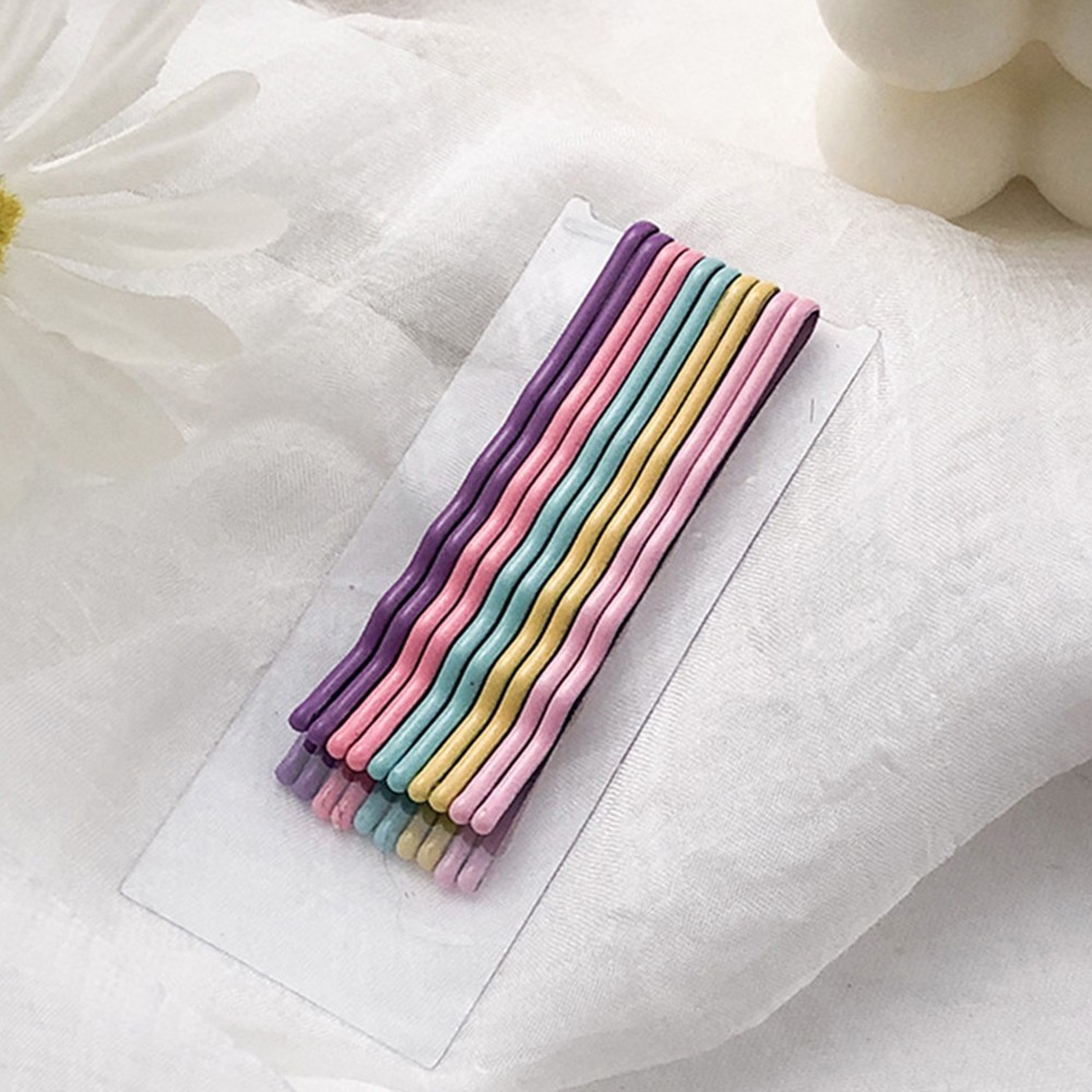 10 cái kẹp tóc nữ màu kẹo ngọt hoài cổ kẹp tóc mái dễ thương kẹp tóc mái bên