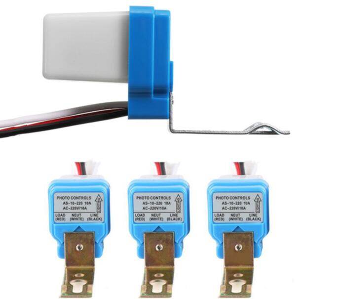 【 Công Tắc Cảm Biến Ánh Sáng 】 220V 10A Auto On Tắt Đèn Đường Công Tắc Cảm Biến Ánh Sáng Hình Ảnh Chuyển Đổi Công Tắc Tự Động 10 Mét Phạm Vi Cảm Biến Kiểm Soát Ánh Sáng