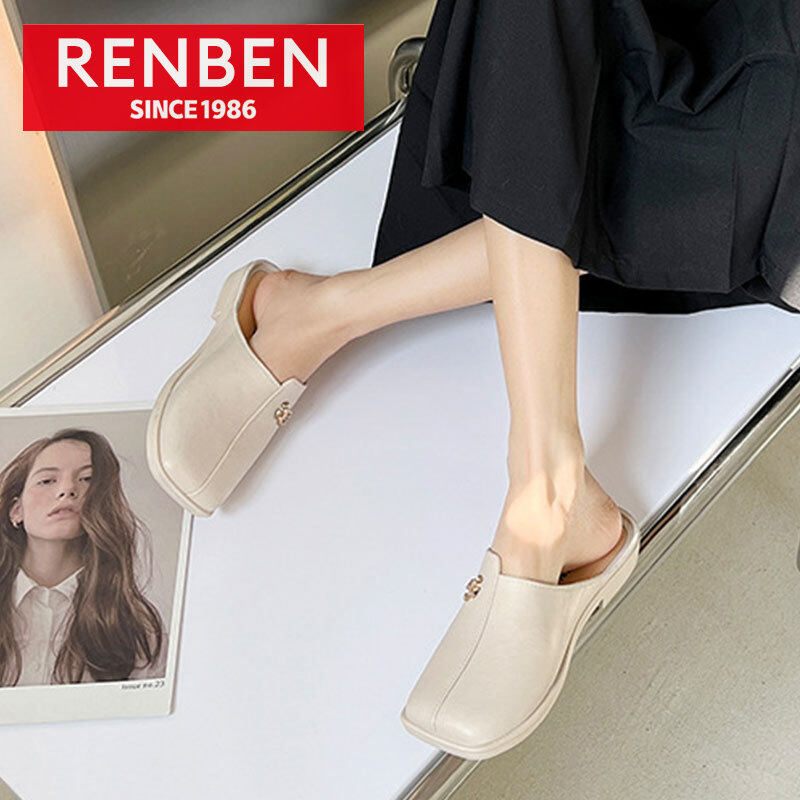 RENBEN New Korean version of Baotou sandals and slippers women s outdoor