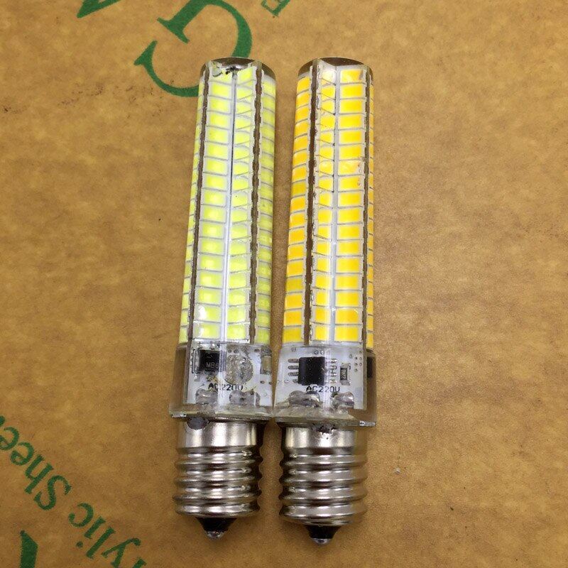 Led Light Bulb E17 Dimmable Led Silicone Corn Lamp Chandelier For Indoor /home 136 5730 220v Ac