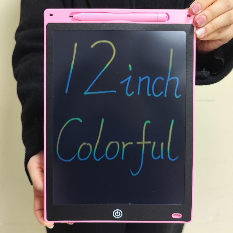 10 12 inch Colourful LCD Writing Tablet Drawing Board Kid Graffiti