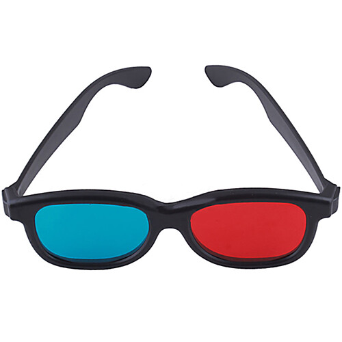 Cherise Lightweight Red Blue Cyan Plastic Frame 3D Glasses for Anaglyph Movie Game DVD Presyo 65 Piso*Libreng Shipping