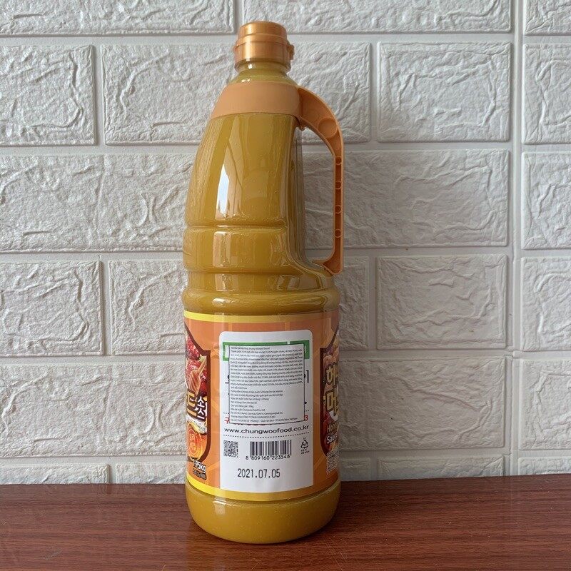 Sốt mù tạt mật ong hàn quốc chai 2kg