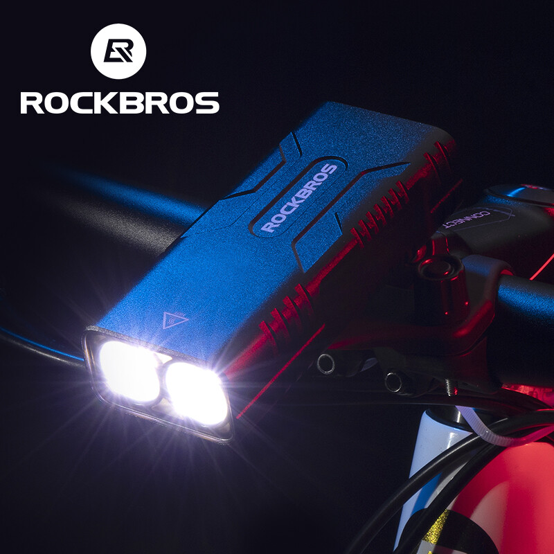 ROCKBROS Đèn Xe Đạp Đèn Pha Xe Đạp Chống Nước 10000MAh Đèn Pin Cắm Trại Sạc Được 600/850Lumen Đèn Cảnh Báo Lái Xe Ban Đêm Phụ Kiện Xe Đạp