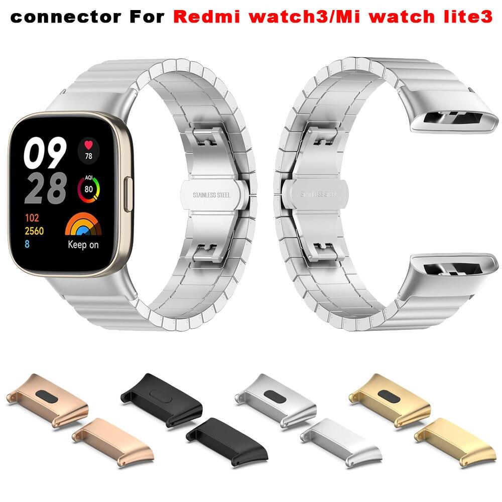 Dây đeo đồng hồ nối cho Redmi watch3 xem 3 có thể điều chỉnh mắt xích kim