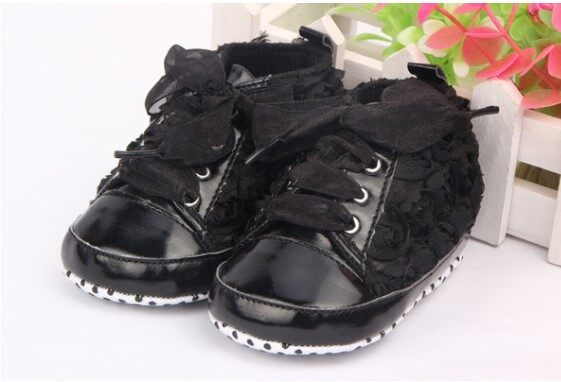 2014 Baby Kid Girl Toddler Non-slip Soft Sole Crib Sneaker Shoes Prewalker Boots