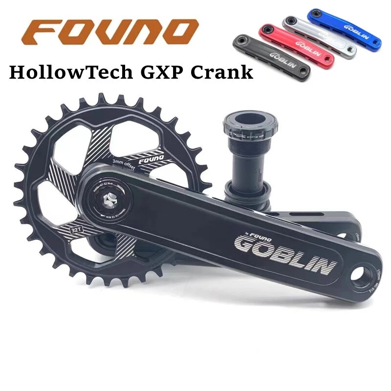 Fovno giò đĩa xe đạp gắn trực tiếp cho xe đạp leo núi gxp tay quay 170mm hollowtech phụ tùng xe đạp xe đạp leo núi bằng hợp kim nhôm