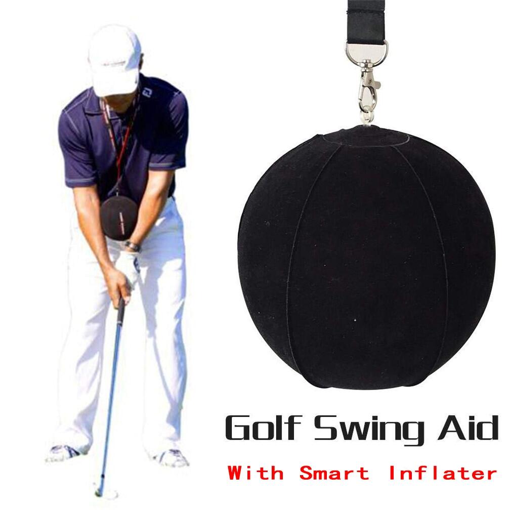 New dụng cụ huấn luyện bạt gôn bóng với Golf thông minh Inflatable hỗ trợ điều chỉnh tư thế đào tạo cho người chơi golf dropshipping đen mới Bóng chơi golf