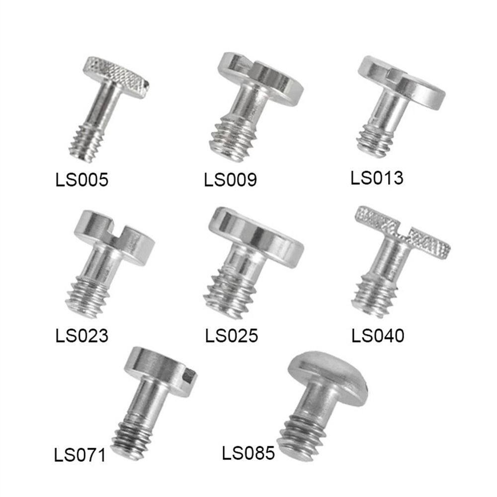 Pissaer ốc vít gắn máy ảnh dslr bằng kim loại tháo nhanh chụp ảnh ốc vít 1/4 inch giá đỡ ba chân ốc vít máy ảnh ốc vít tấm máy ảnh