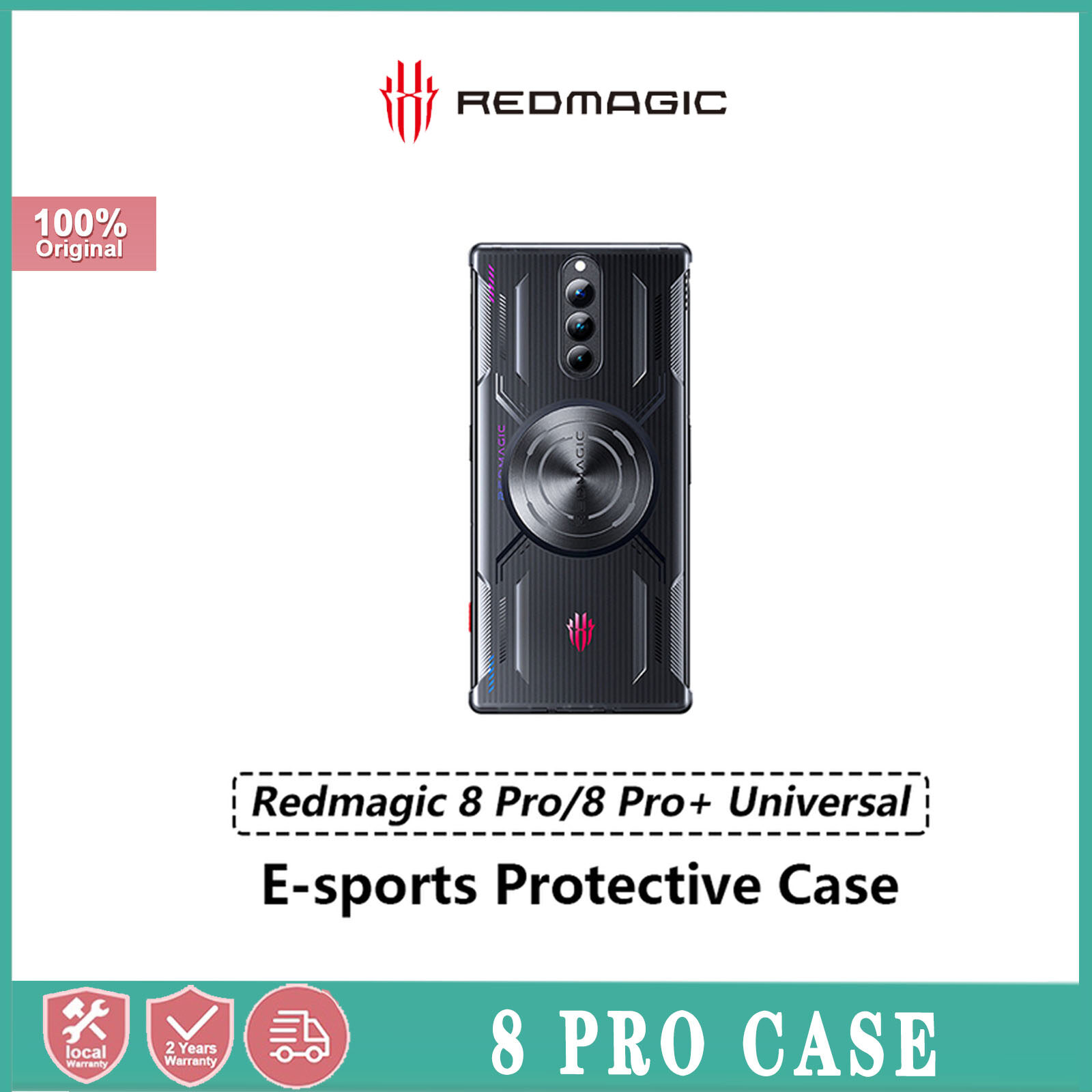 Ốp lưng Nubia RedMagic 8 Pro Ốp lưng RedMagic 8 Pro + dẫn nhiệt Ốp bảo vệ Thời trang silicon chống sốc