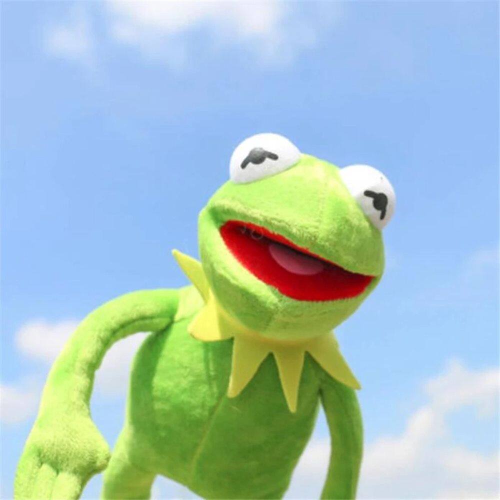 GDSELL Búp Bê Nhồi Bông Ếch Kermit 16/40/60CM Con Rối Tay Mềm Đồ Chơi Nhồi Bông Ếch Muppet Show