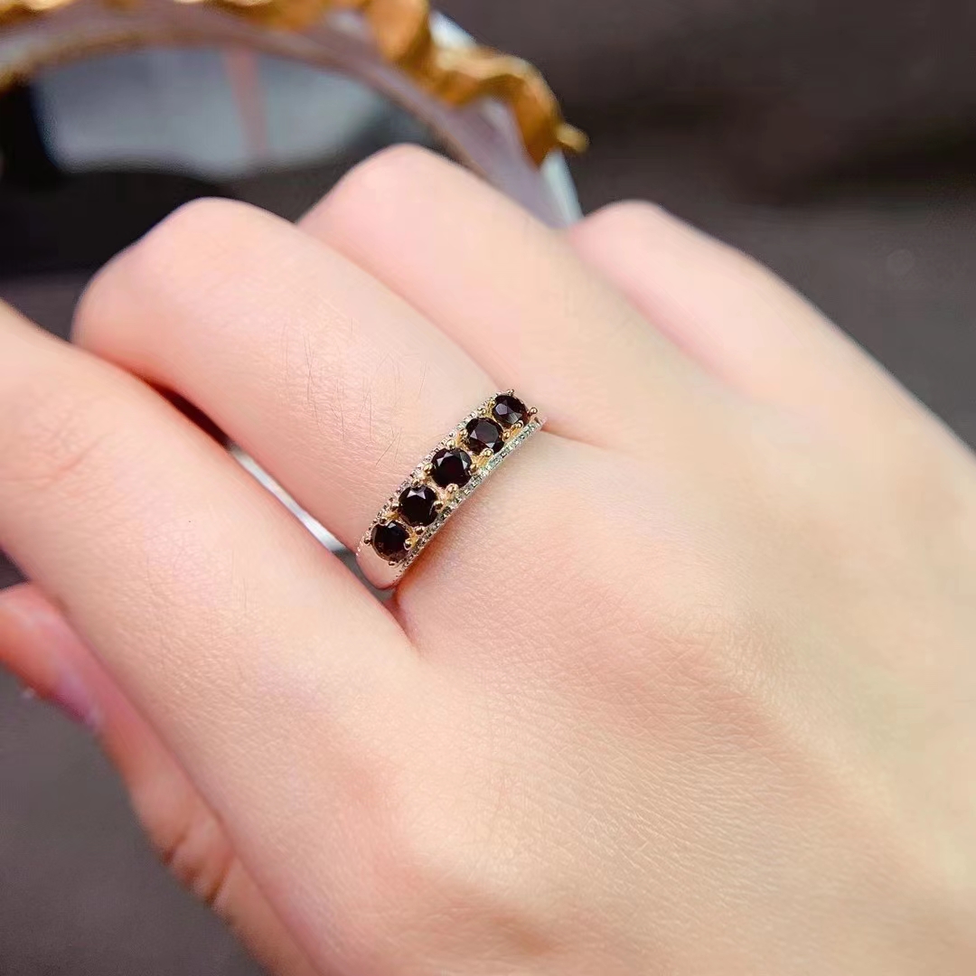 Vòng cổ pha lê trà tự nhiên cổ điển mới nhất 2022 cho nữ trang sức bạc sterling 925 quà tặng kỷ niệm cô gái thủ công tinh xảo
