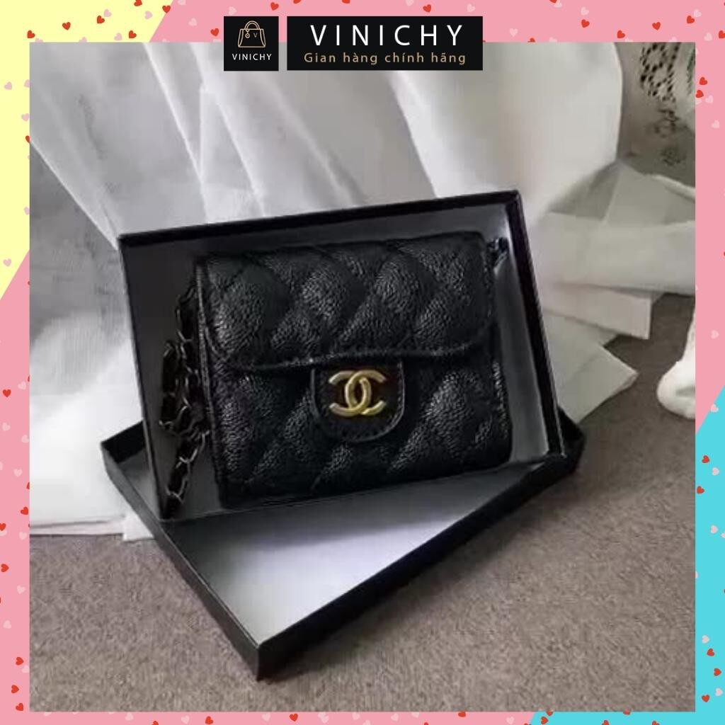 Ví Nữ Dài Cầm Tay, Đựng Thẻ, Điện Thoại, Chìa Khóa Dùng Đi Chơi Đi Học Vinichy, Da Cao Cấp Size 12Cm Ha076