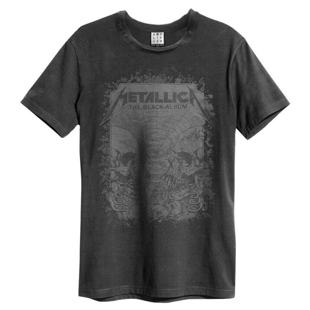 Metallica The Black Album T Shirt Amplified Clothing NEW OFFICIAL cotten tee