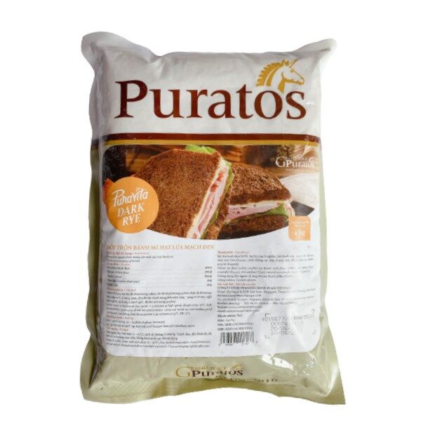 Bột trộn bánh mỳ lúa mạch đen puratos 1kg