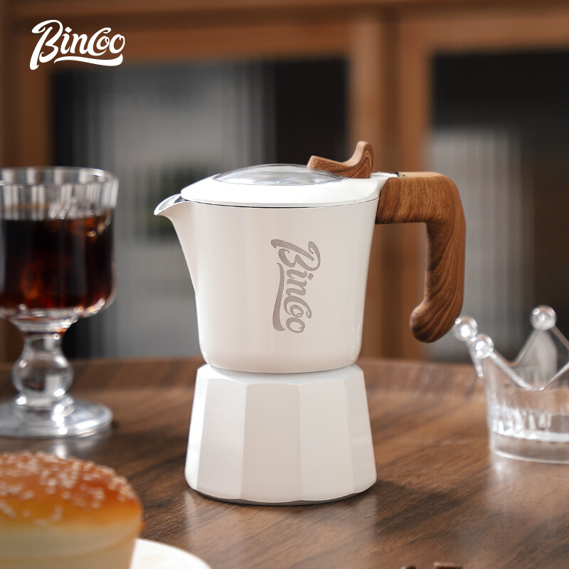 Bincoo đôi Van Bình pha Moka Bình đựng cà phê nhà máy pha cà phê nhỏ ấm moka