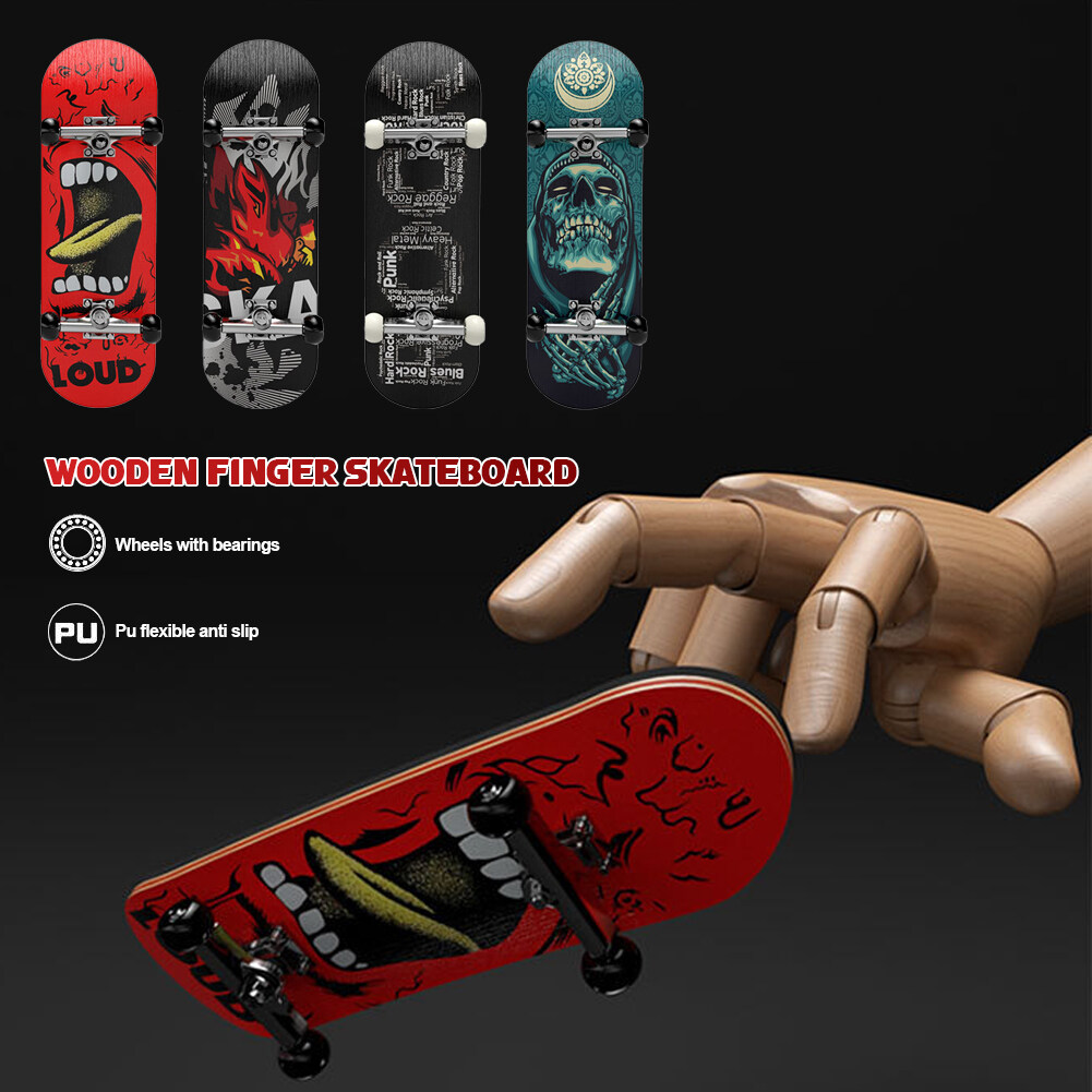 FS Wooden Fingerboard Fingerboard Set Finger Scooter Finger Skate Board