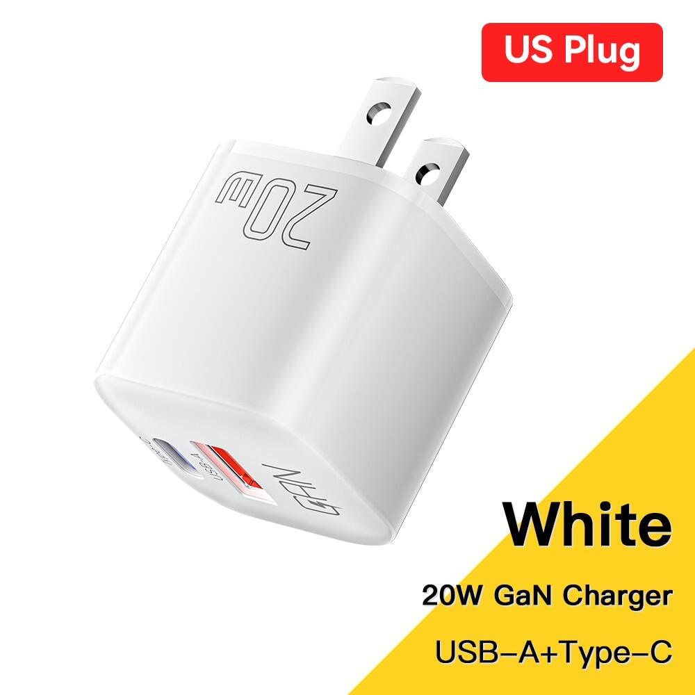 Essager 20W Gan loại USB C Sạc PD sạc nhanh Điện Thoại QC 3.0 Sạc Nhanh Cho iPhone 14 13 12 11 Pro M