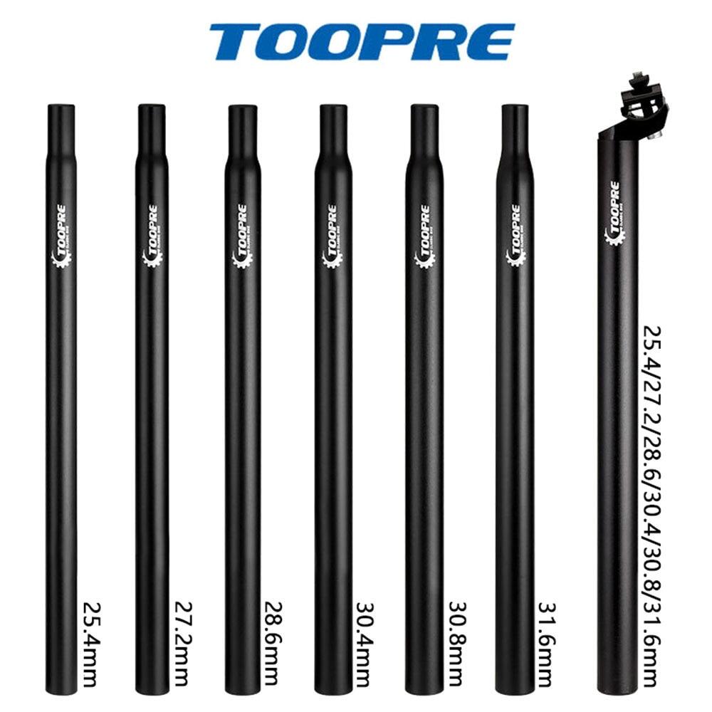 Toopre cốt yên xe đạp leo núi 350mm 450 25.4 27.2 28.6 30.8 ống yên bằng hợp kim nhôm cốt yên bánh răng cố định phụ tùng xe đạp